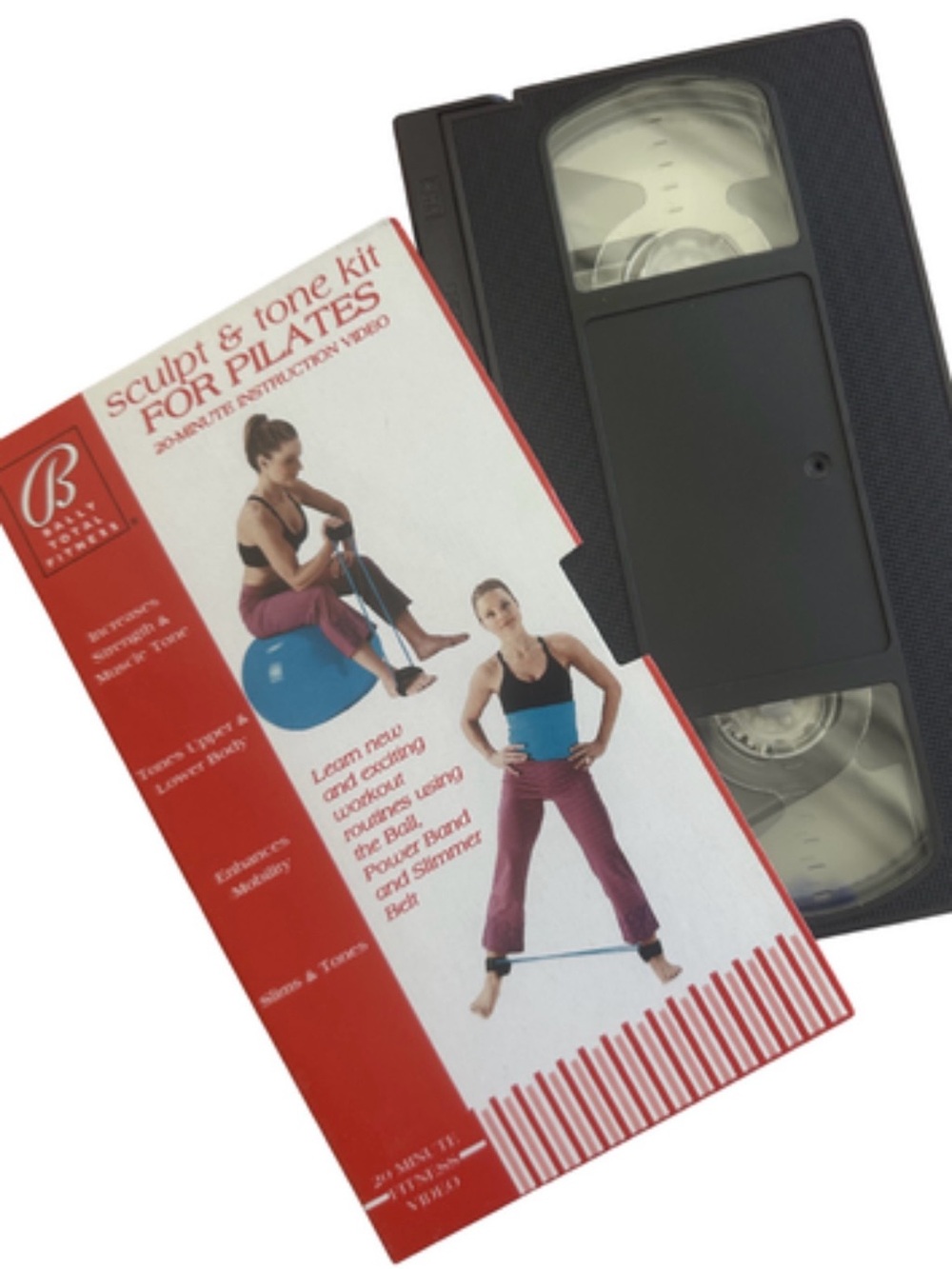 5/$5 Sculpt & Tone Kit for Pilates Workout VHS Tape
